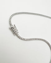 Collar Tennis Plata Anna - FRIA COMO NIEVE®-Collares